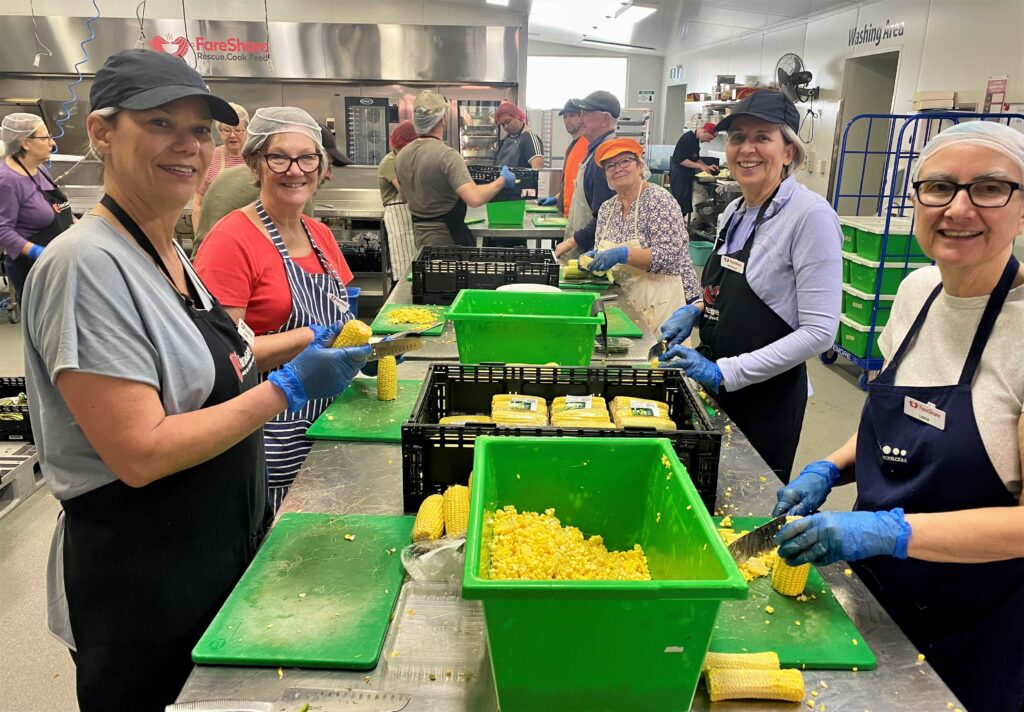 Volunteering In The Kitchen Fareshare